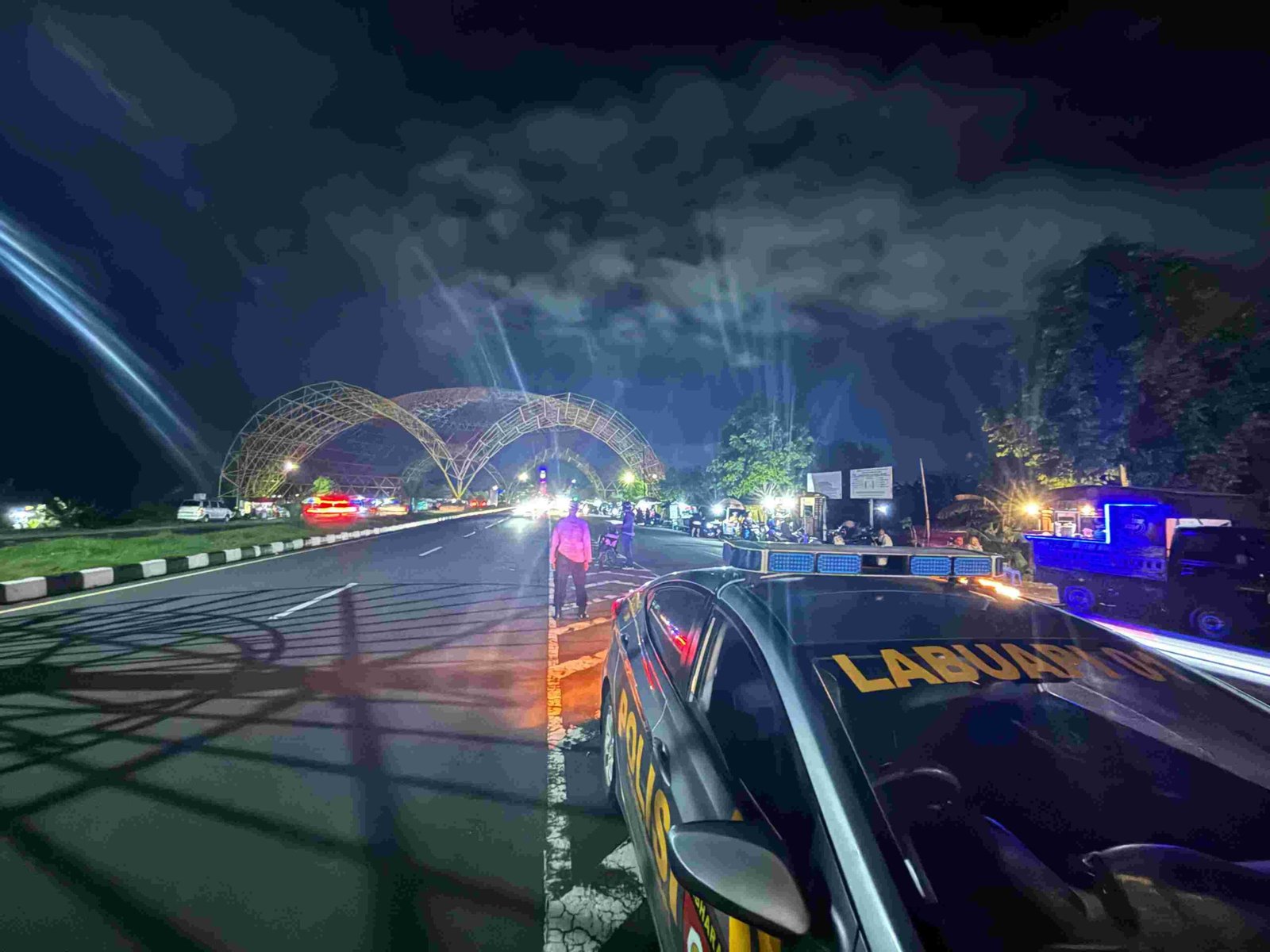 Patroli Intensif Polsek Labuapi, Jamin Keamanan By Pass BIL I & II