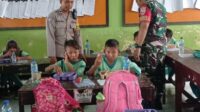 Polsek Gerung Kawal Ketat Program Makan Bergizi Gratis, Ribuan Siswa Terima Manfaat