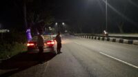 Polsek Kediri Intensifkan Patroli Malam ‘Blue Light’ Jalur Berpotensi Rawan di Lombok Barat