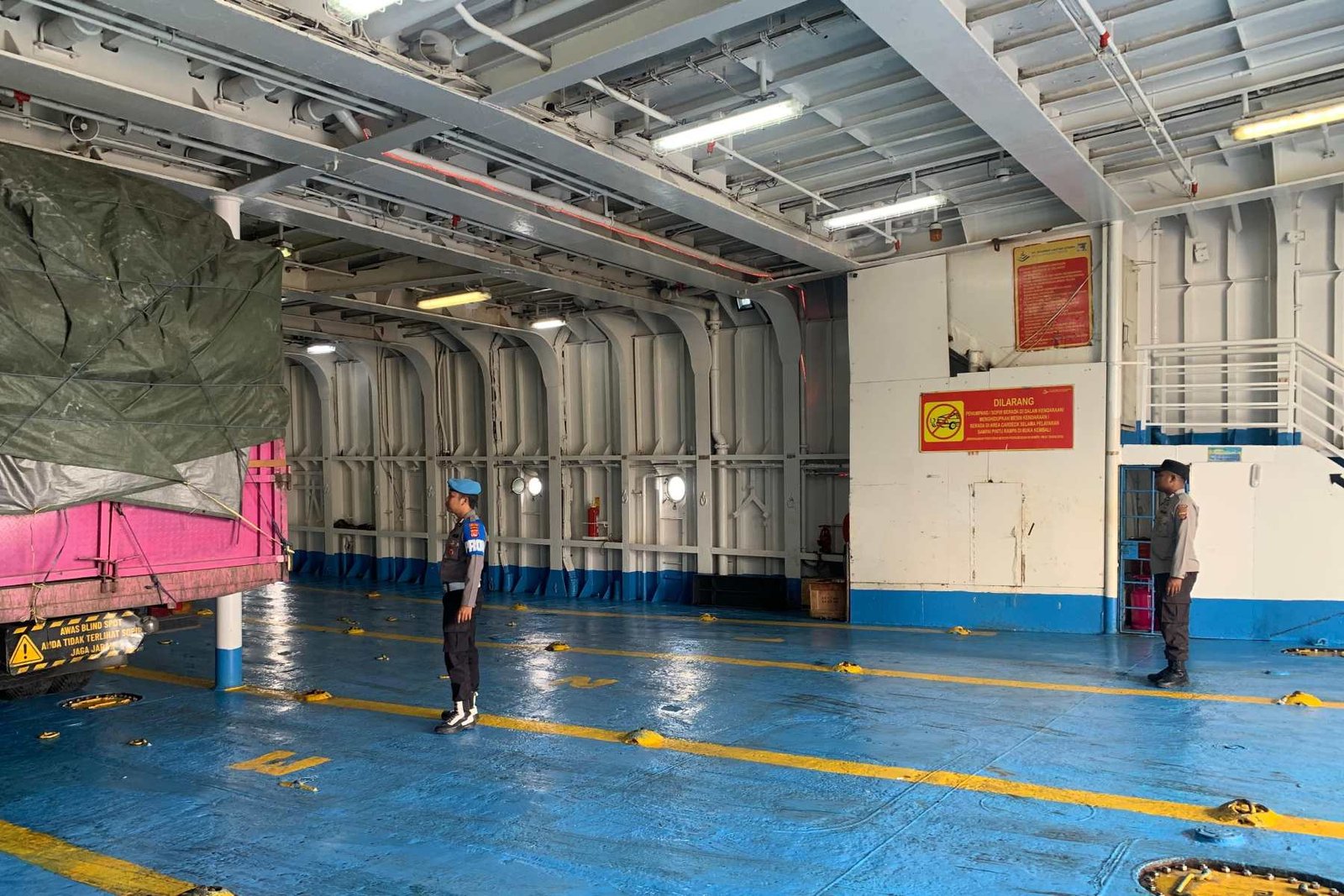 Pengamanan Ketat di Pelabuhan Lembar Lombok Barat, Polisi Pastikan Kelancaran Penyeberangan