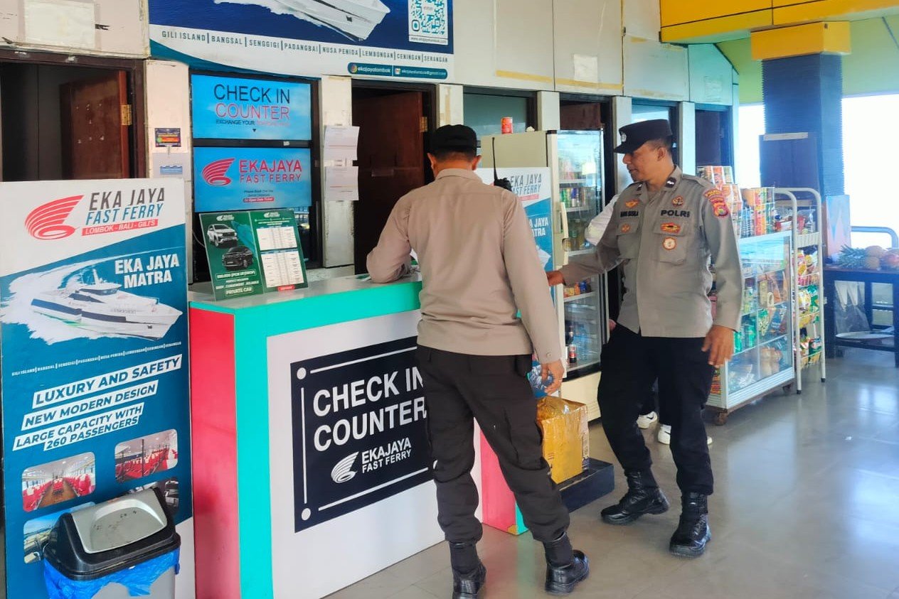 Polsek Batulayar Intensifkan Patroli Amankan Kawasan Wisata Senggigi